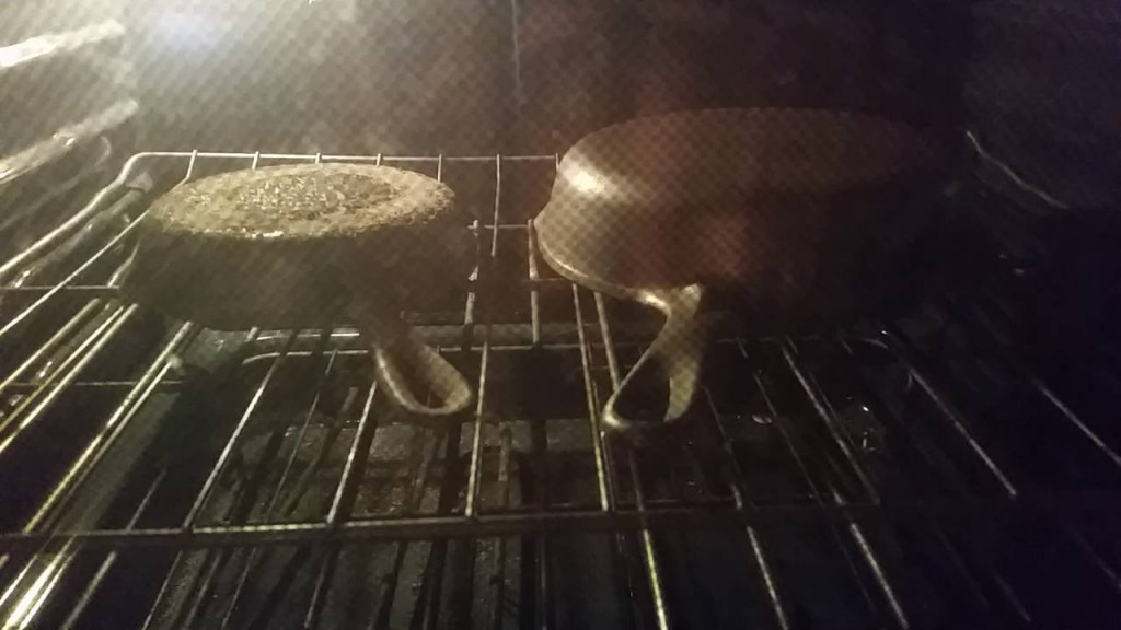 Cleaning Black Residue Cast Iron Oven