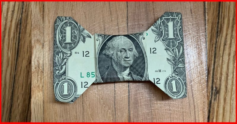 Dollar Bill Origami Bow Tie Complete 2