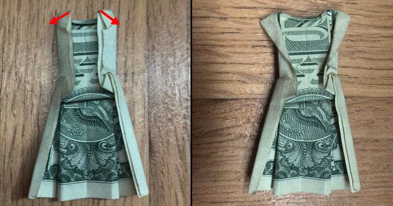 Dollar Bill Origami Dress 10