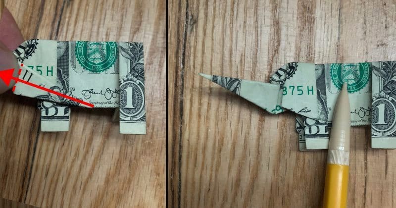 Dollar Bill Origami Elephant 20