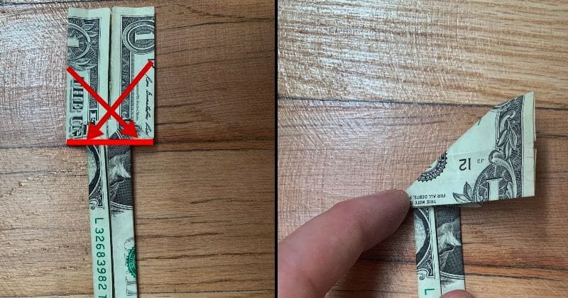 Dollar Bill Origami Sword 11