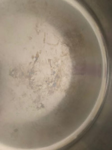 stainless steel pot discoloration