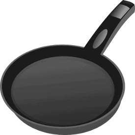 Empty Cast Iron Pan