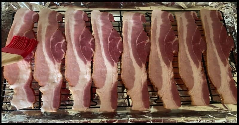 basting bacon