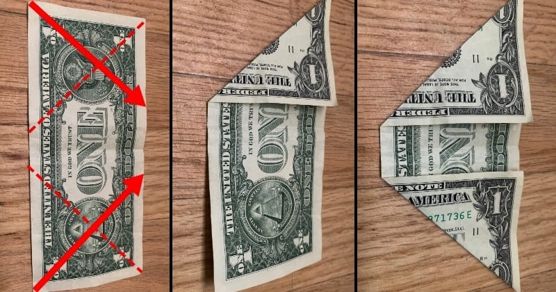 Dollar Bill Origami Sailboat 2