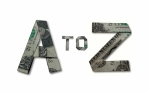 money origami alphabet all letters