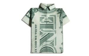 origami money shirt