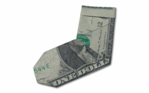 origami money sock