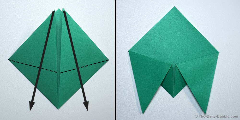 origami cicada step 4
