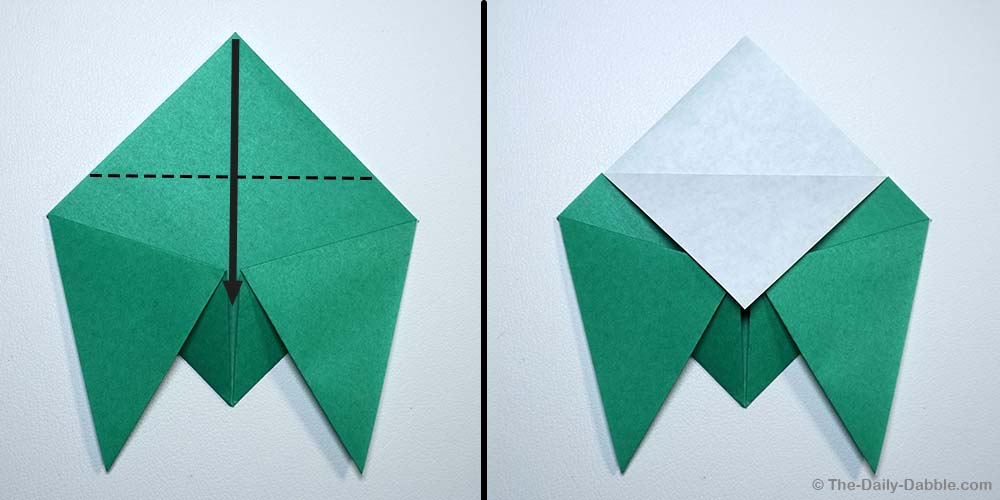 origami cicada step 5