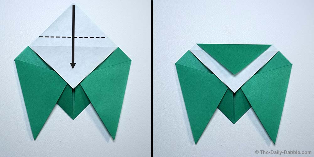 origami cicada step 6