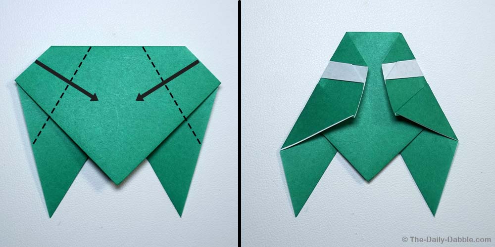 origami cicada step 7