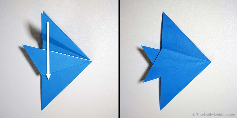 origami fish step 10