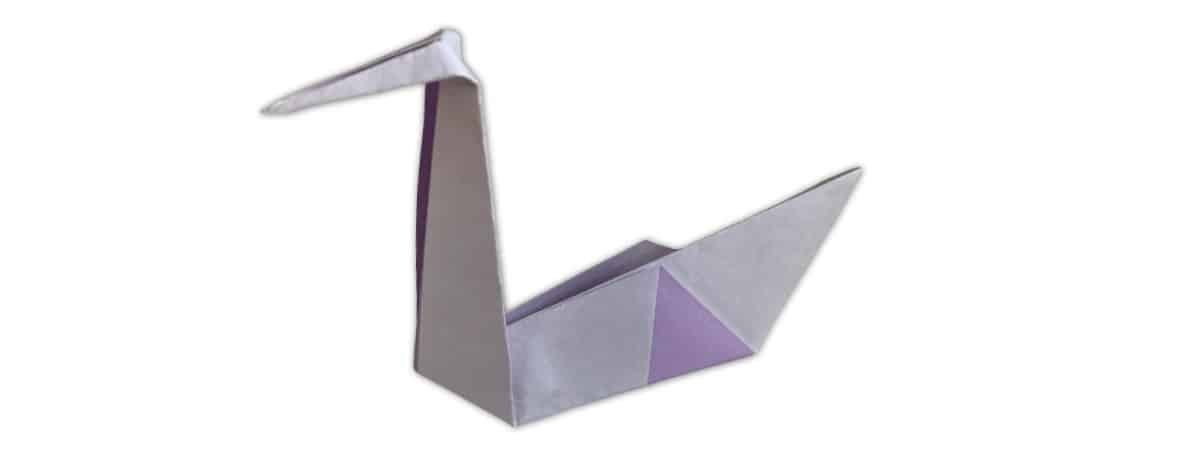 easy origami swan