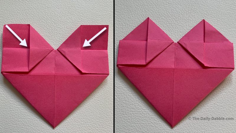 origami heart folds 9