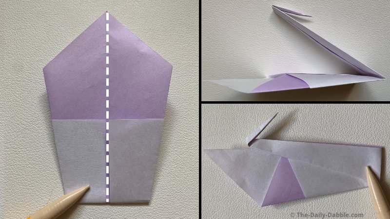 origami swan fold 6