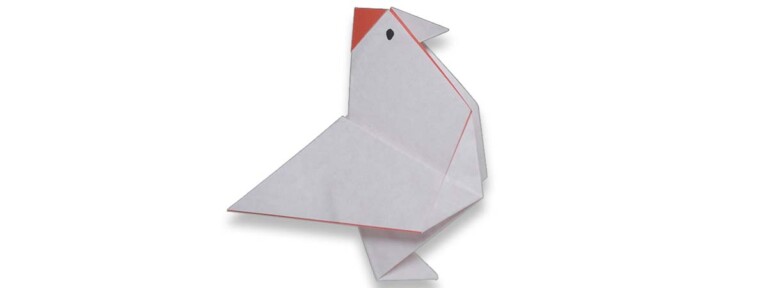 origami chicken