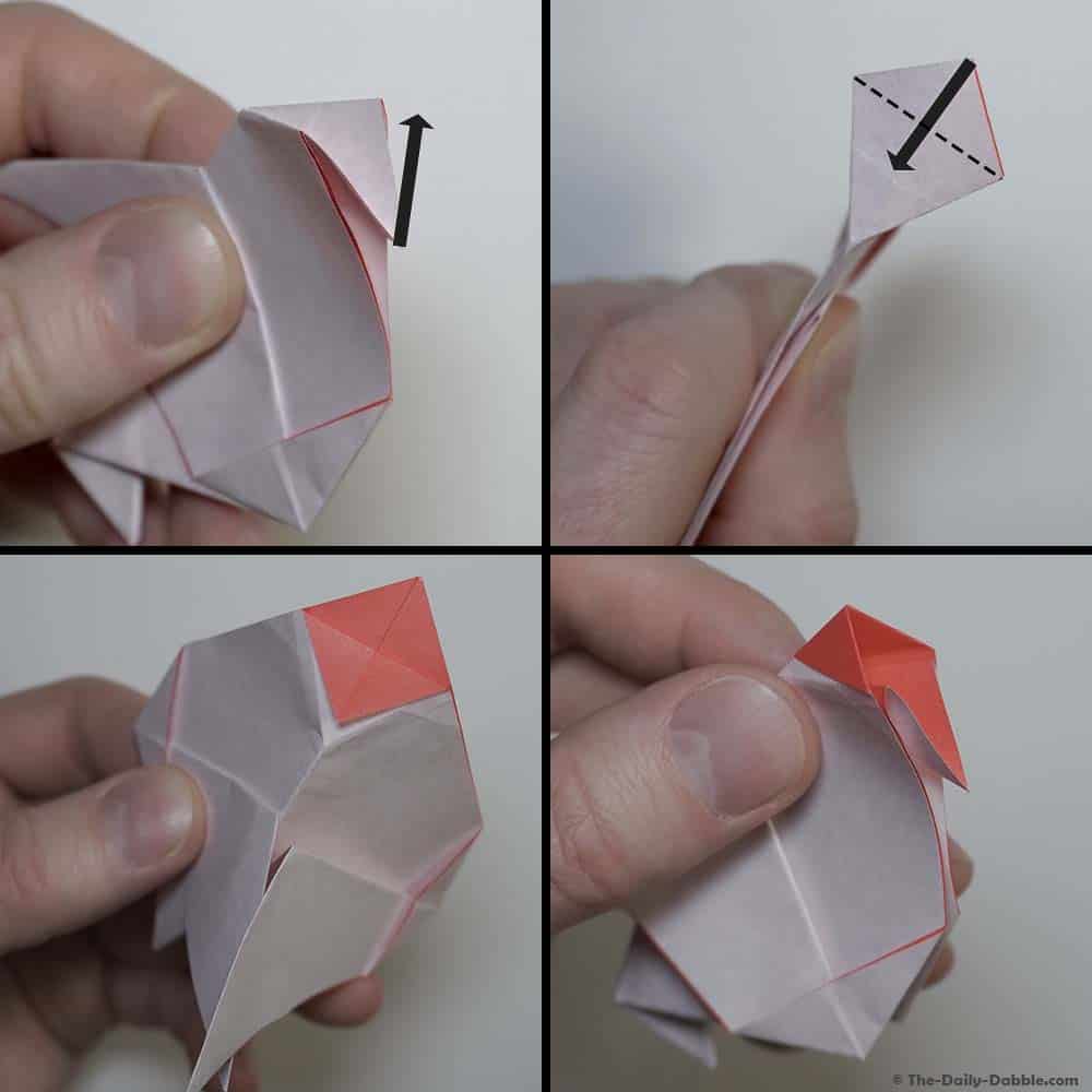 origami chicken step 10