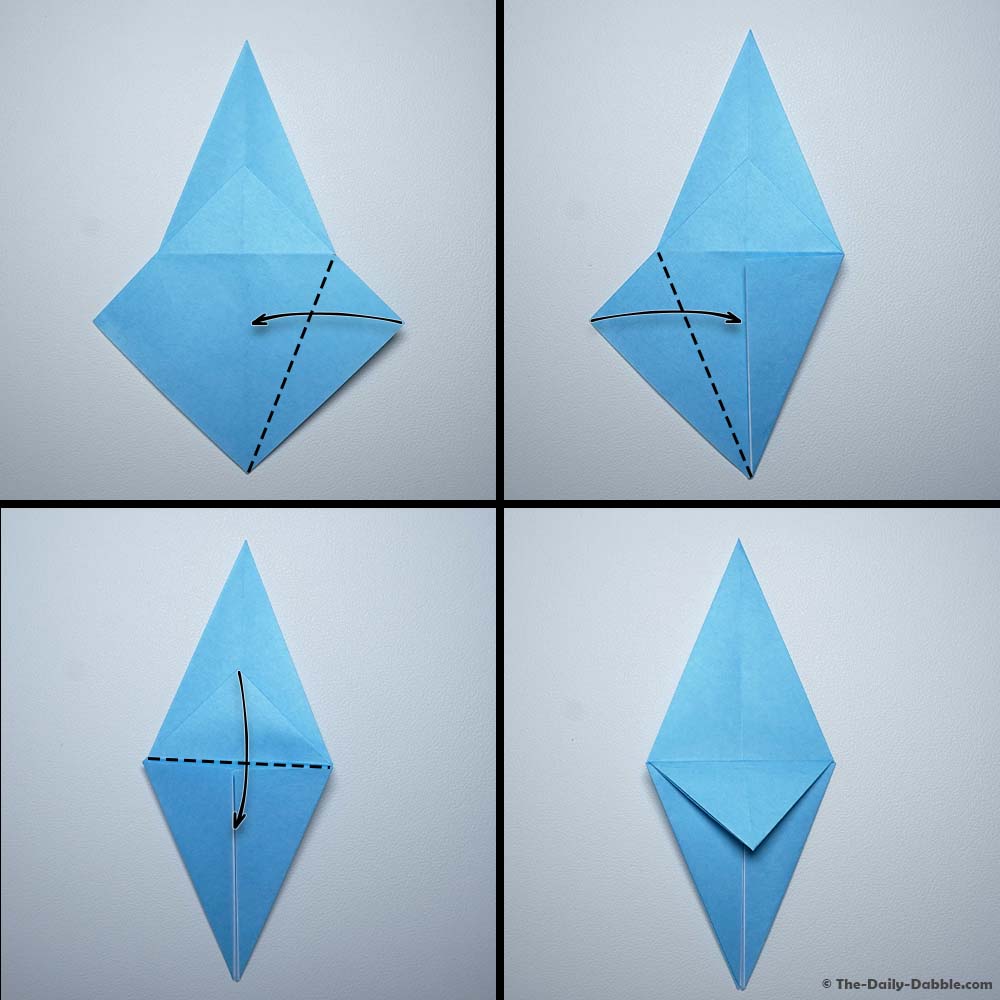 origami crane step 11a