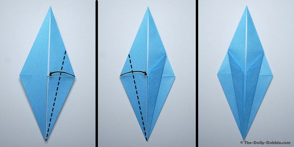 origami crane step 12