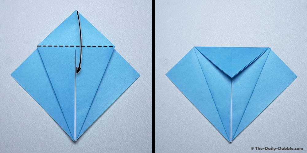 origami crane step 8