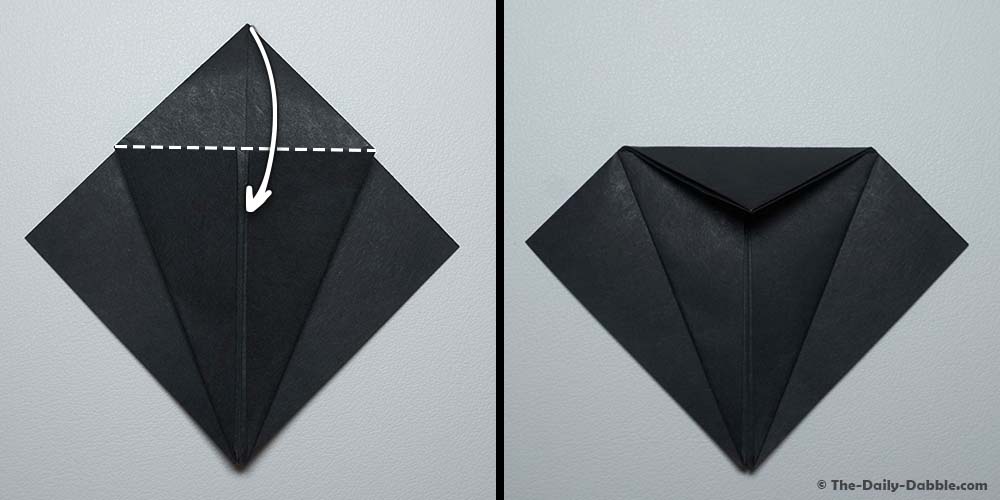 origami crow step 7