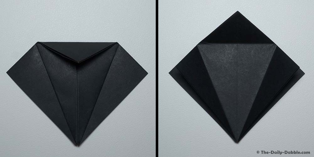 origami crow step 8