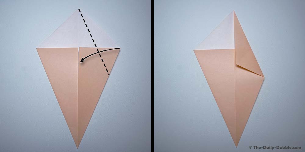 origami diamond base step 5