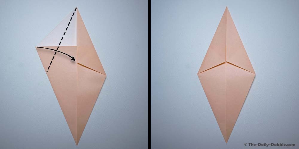 origami diamond base step 6