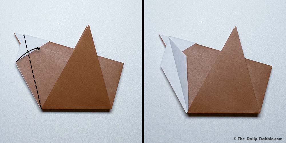 origami hen step 10
