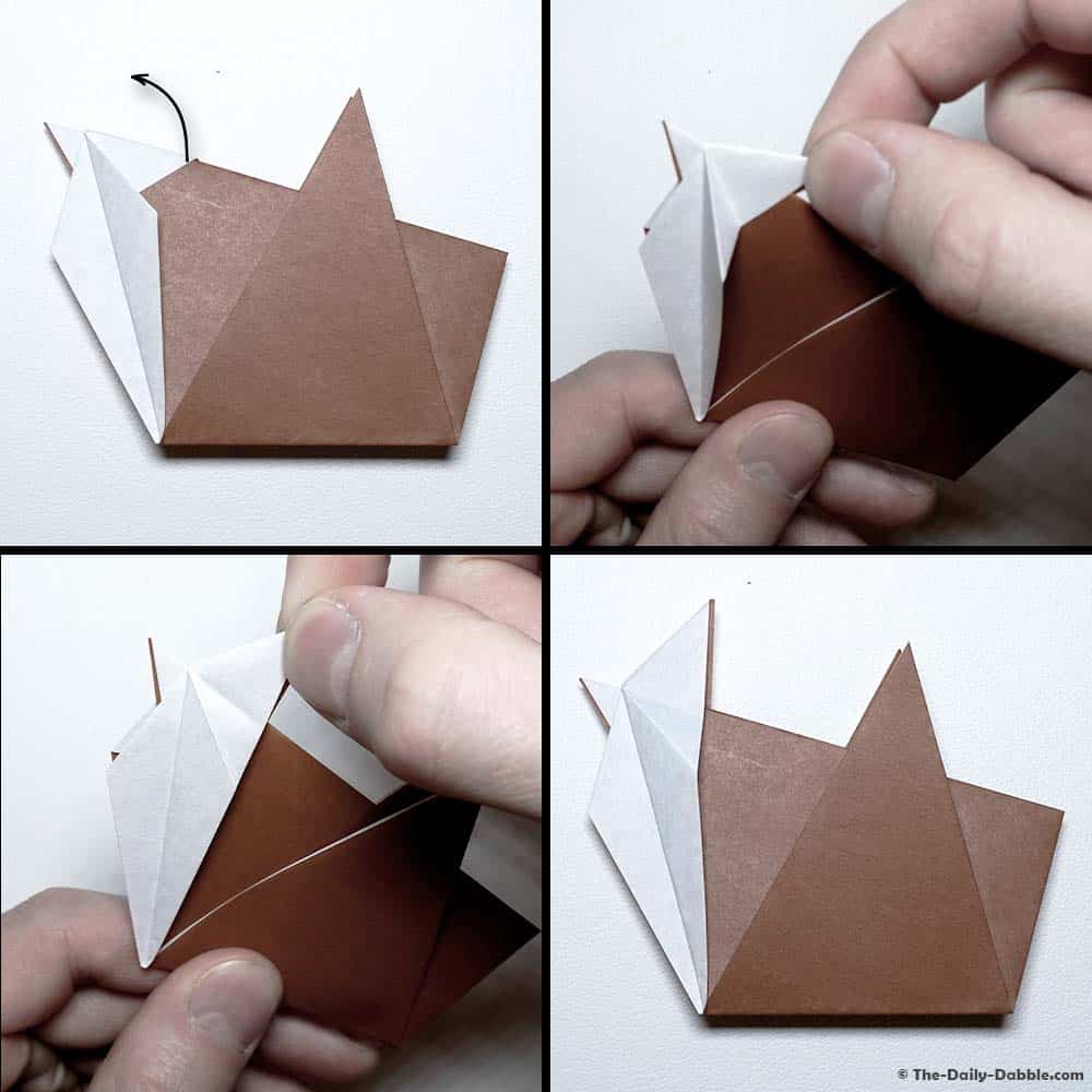 origami hen step 11