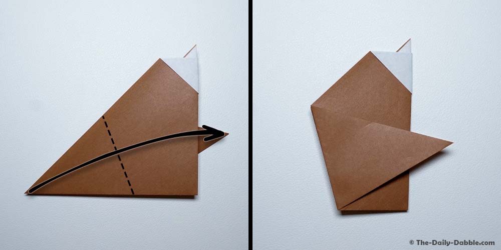 origami hen step 8