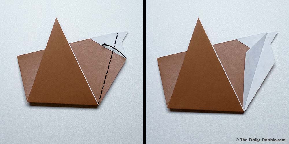 origami hen step 9