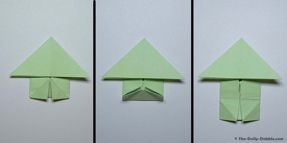 origami jumping frog step 12