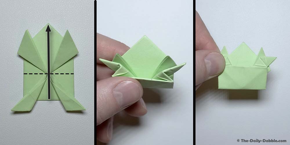 origami jumping frog step 17