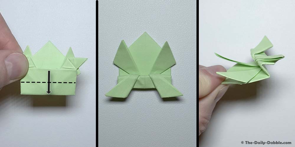 origami jumping frog step 18