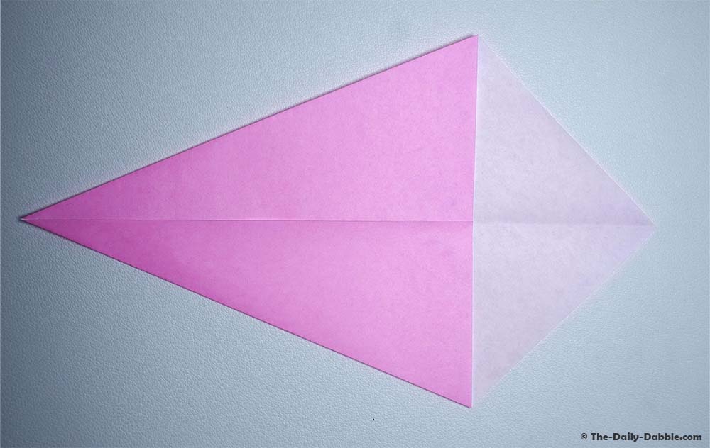 origami kite base complete