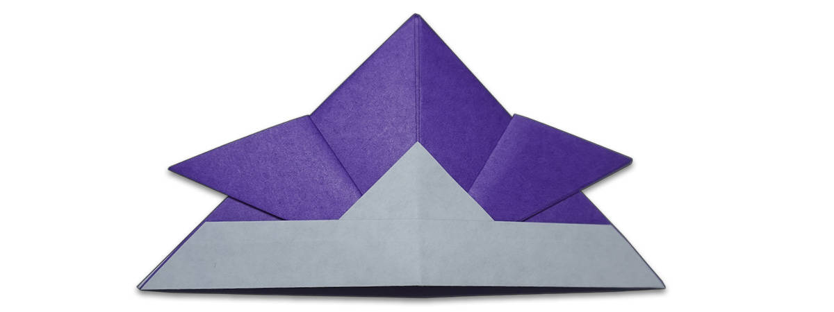 origami samurai helmet