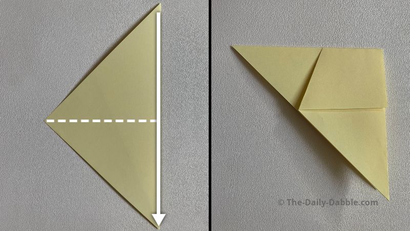easy origami star fold 3