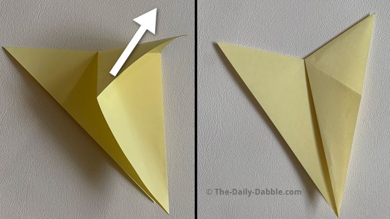 easy origami star fold 4