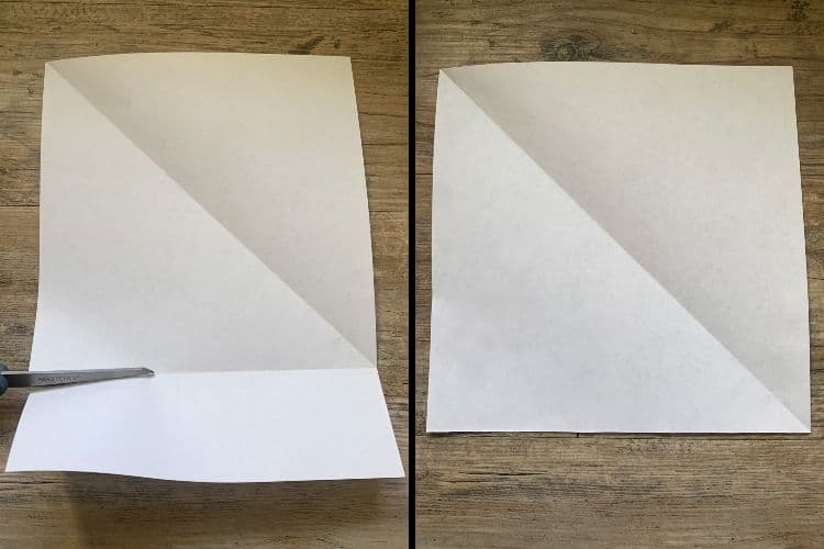 make a paper square 3