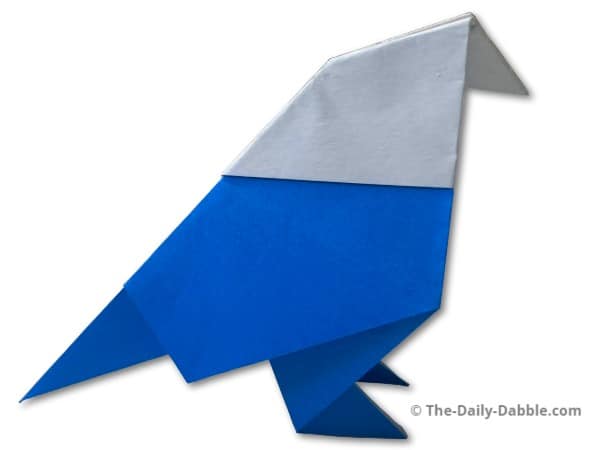 origami bird complete