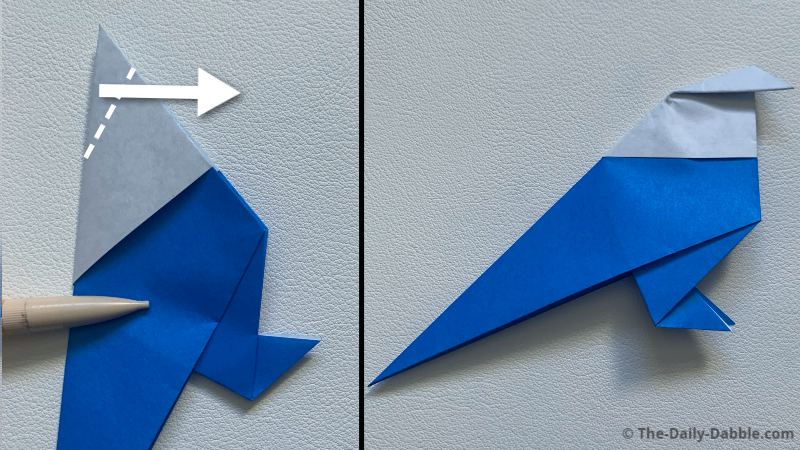 origami bird fold 12