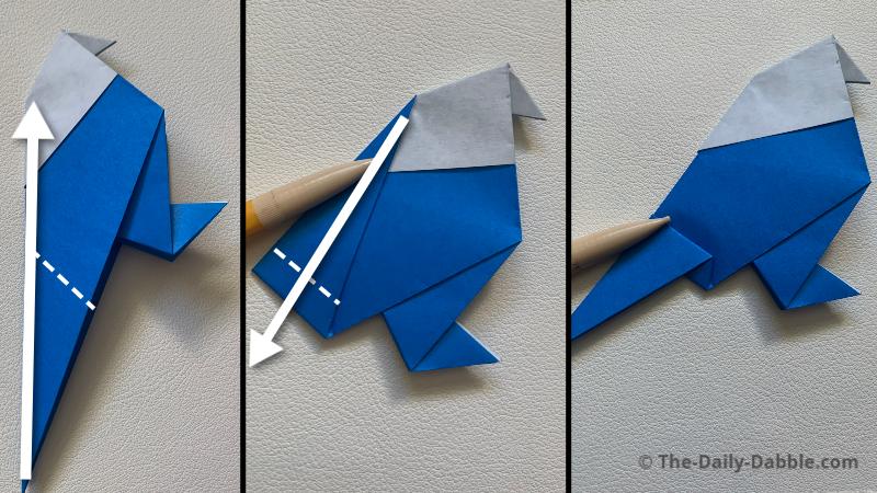 origami bird fold 14