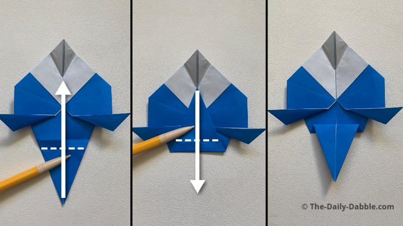 origami bird fold 15