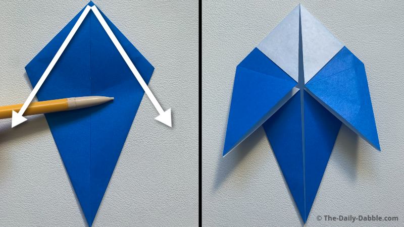 origami bird fold 9
