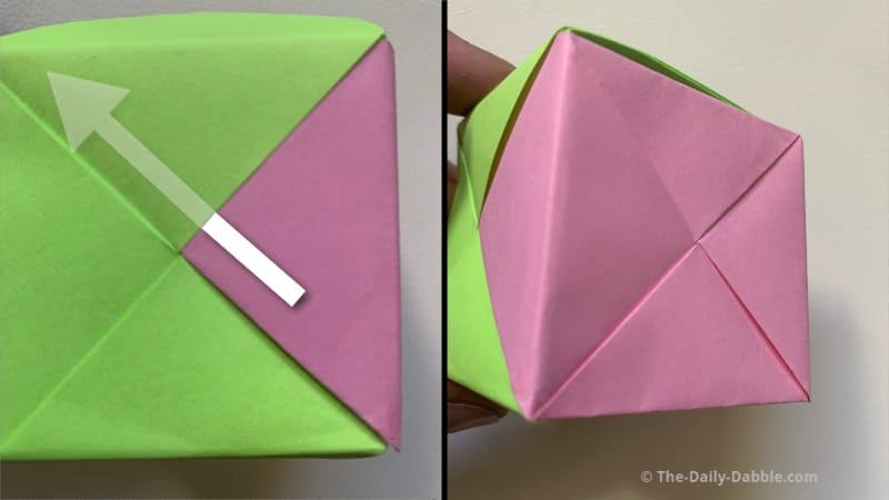 origami cube fold 10