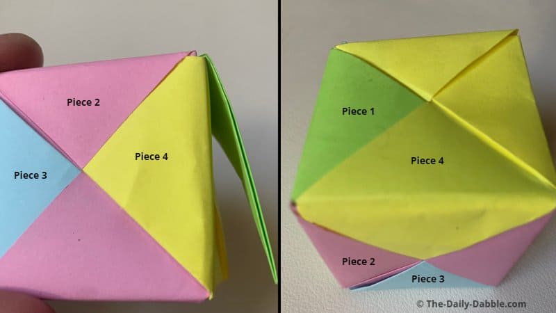 origami cube fold 12
