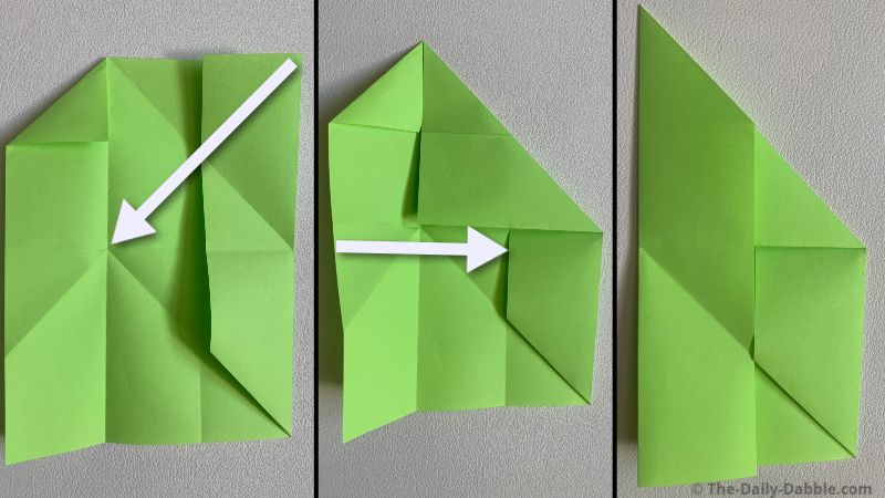 origami cube fold 6