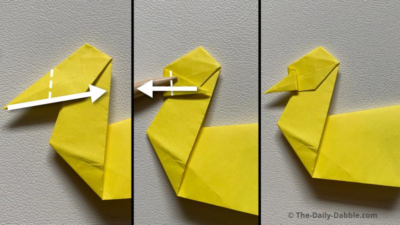origami duck fold 13